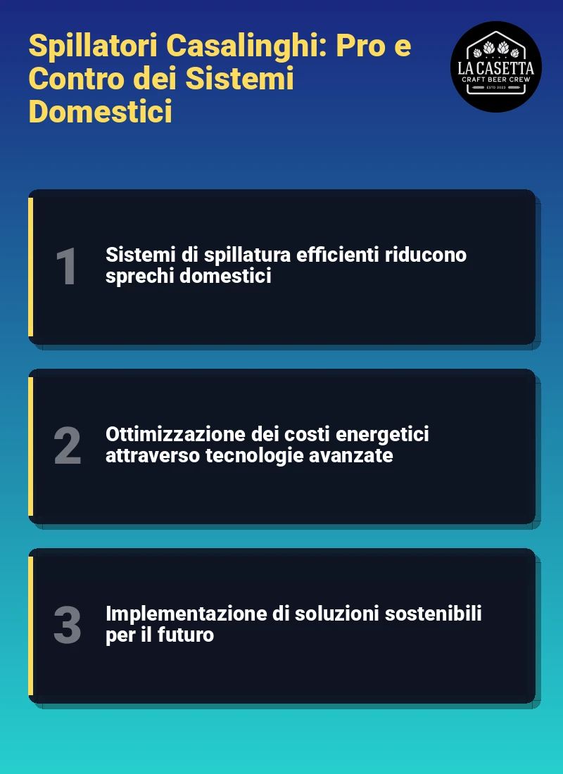 Infografica: Spillatori Casalinghi: Pro e Contro dei Sistemi Domestici