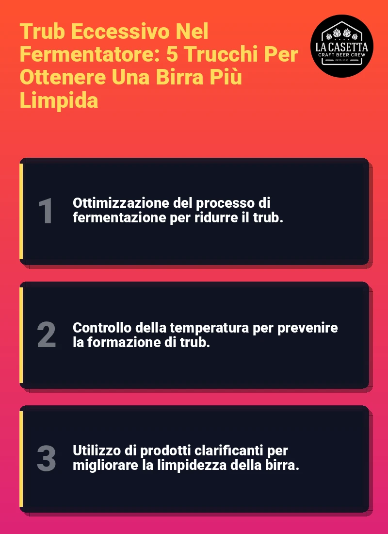 Infografica: Trub Eccessivo Nel Fermentatore: 5 Trucchi Per Ottenere Una Birra Più Limpida