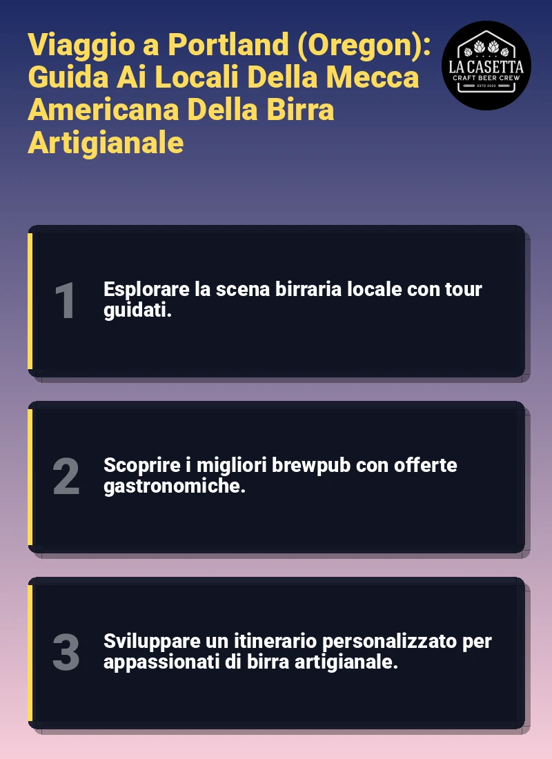 Infografica: Viaggio a Portland (Oregon): Guida Ai Locali Della Mecca Americana Della Birra Artigianale